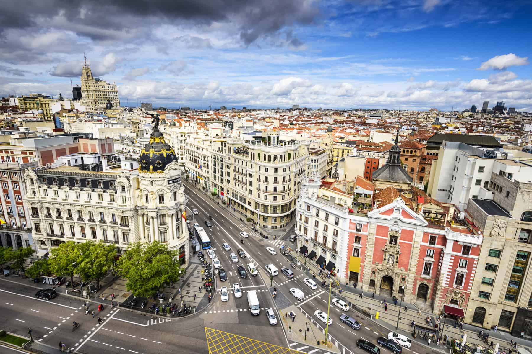 Madrid, Spain Cityscape